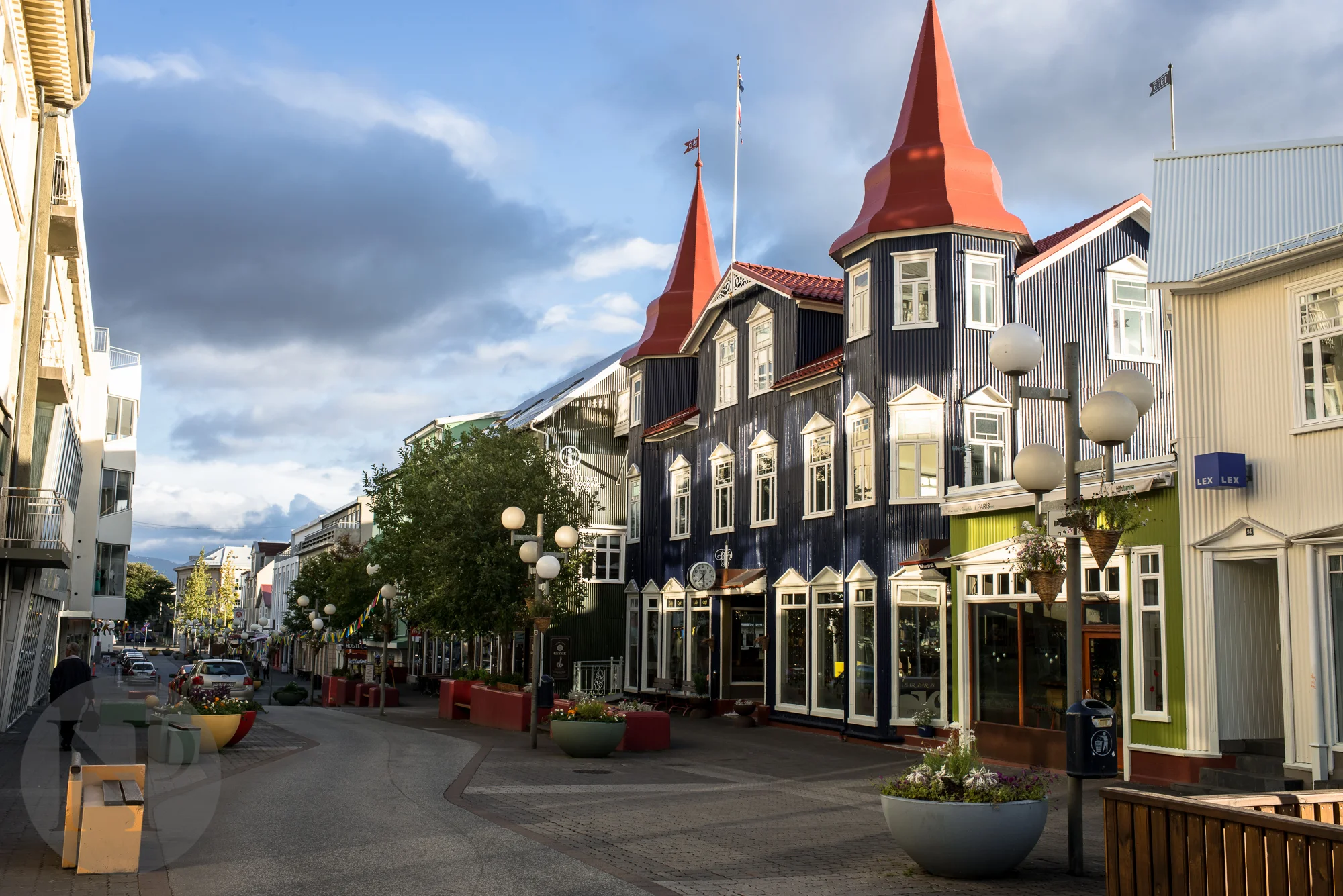 Akureryi was a neat little town but we didn't have much time to explore