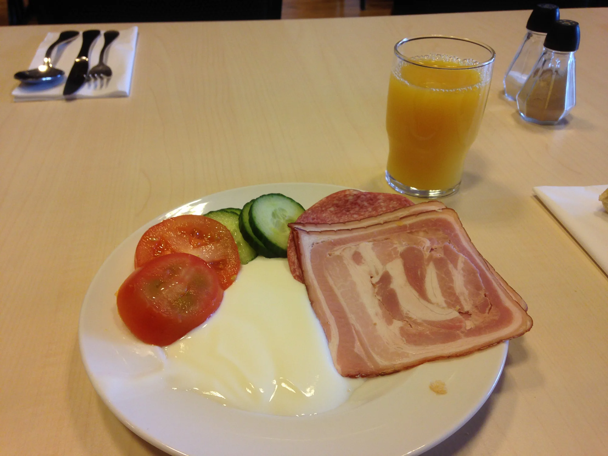 A traditional Icelandic breakfast