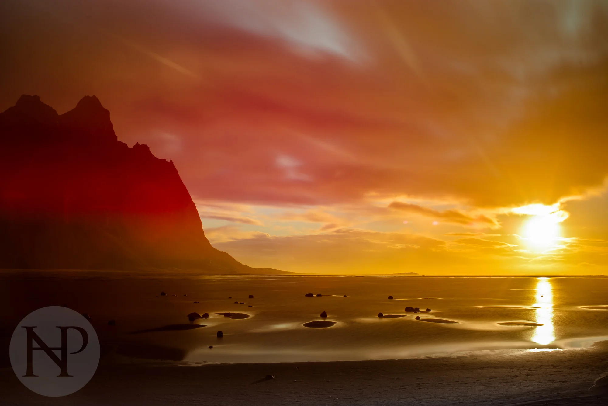 One of my favorites from the trip. Sunrise at Vesturhorn Mountain
