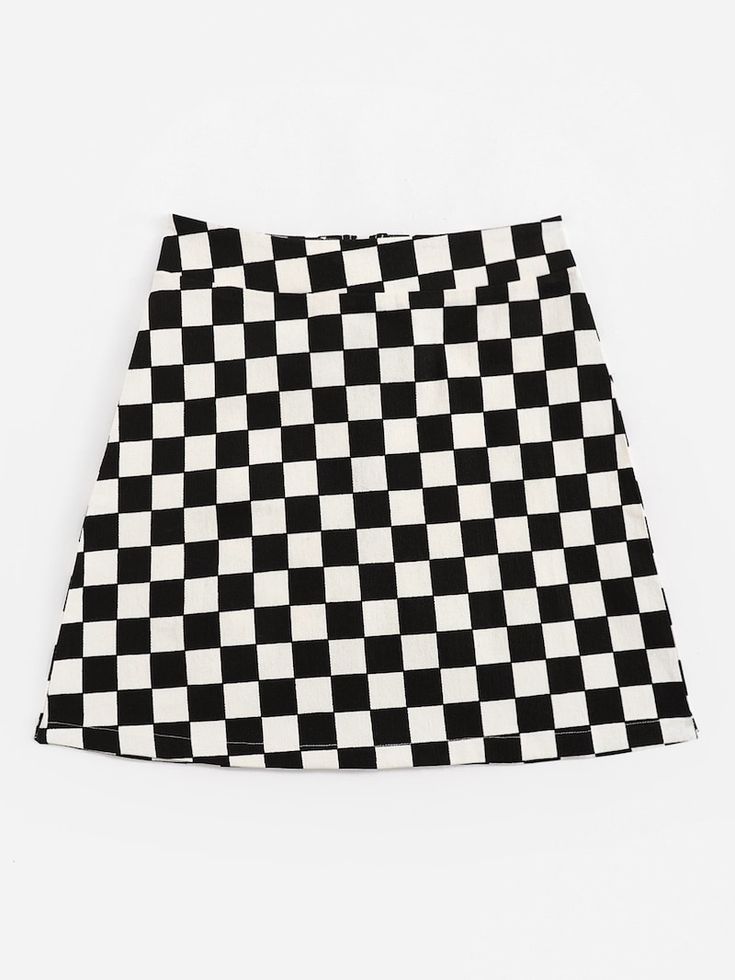 Zip Up Plaid Skirt _ ROMWE (2).jpeg