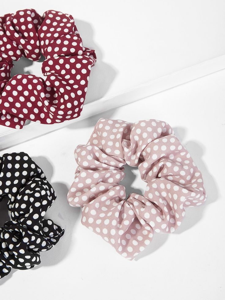 Polka Dot Print Elastic Scrunchies 3pack _ ROMWE (1).jpeg