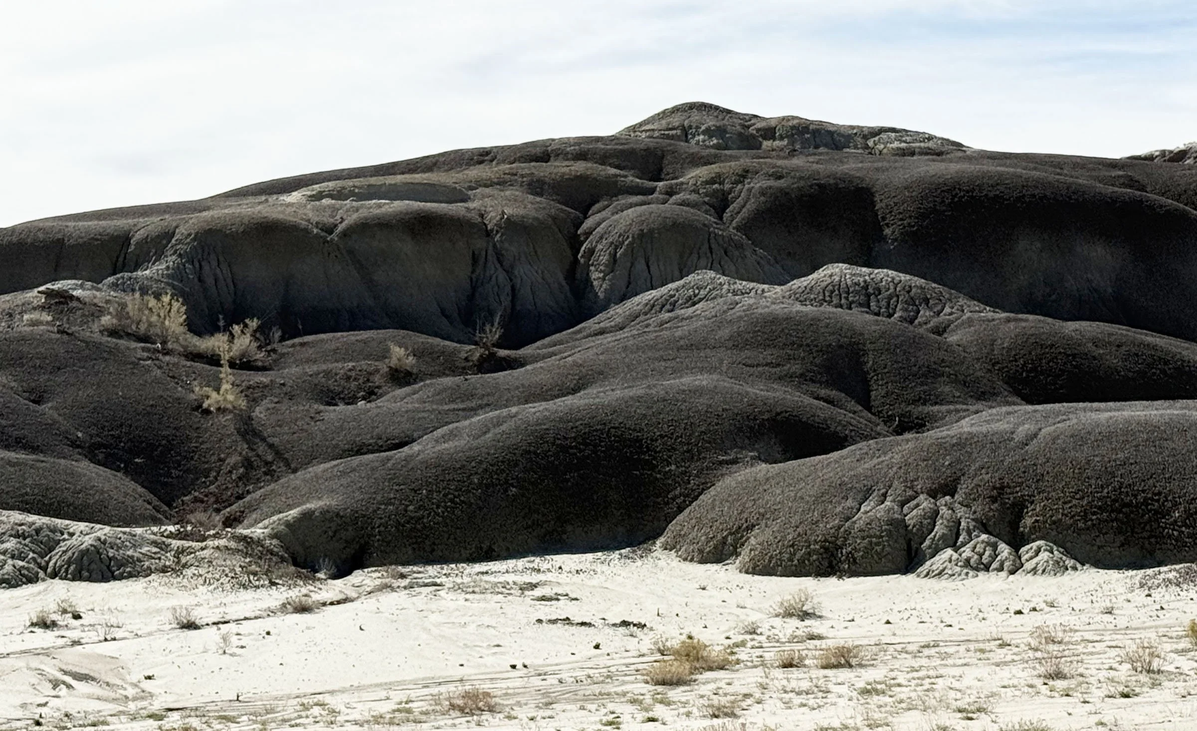 Sloping Mounds of Bentonite
