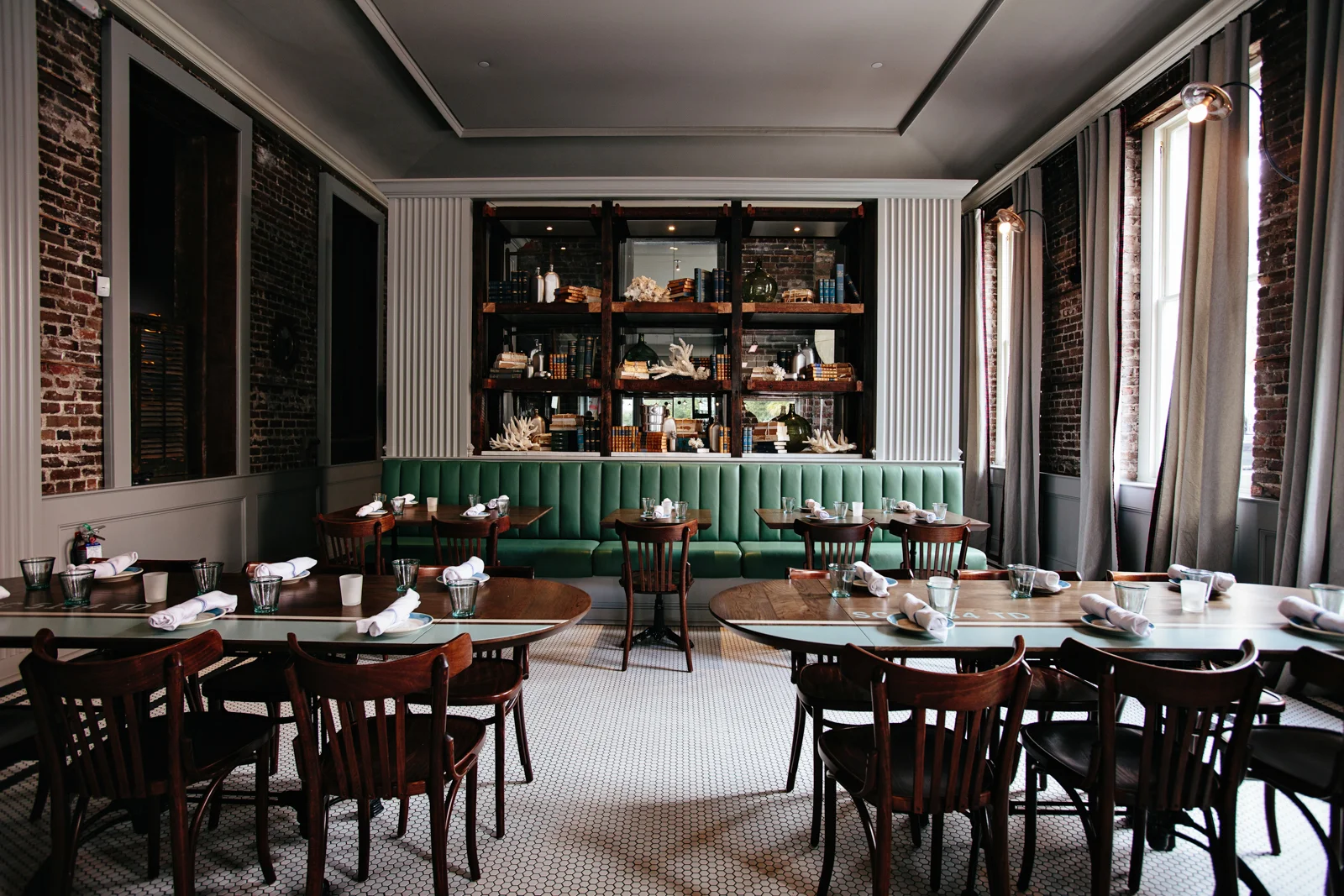 The Darling | Smith Hanes. restaurant curio cabinet