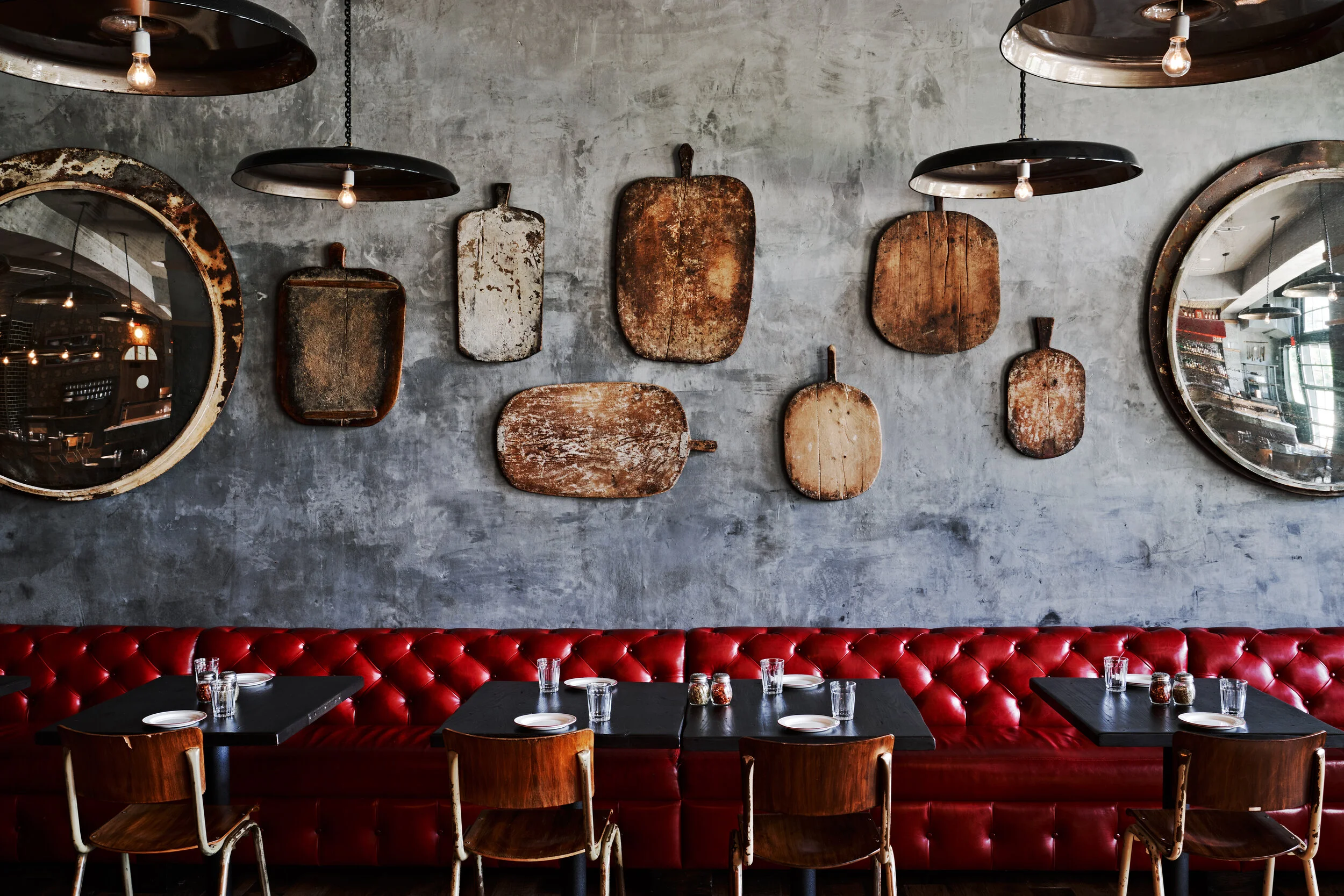 Nina & Rafi | Smith Hanes. Vintage Cutting Boards