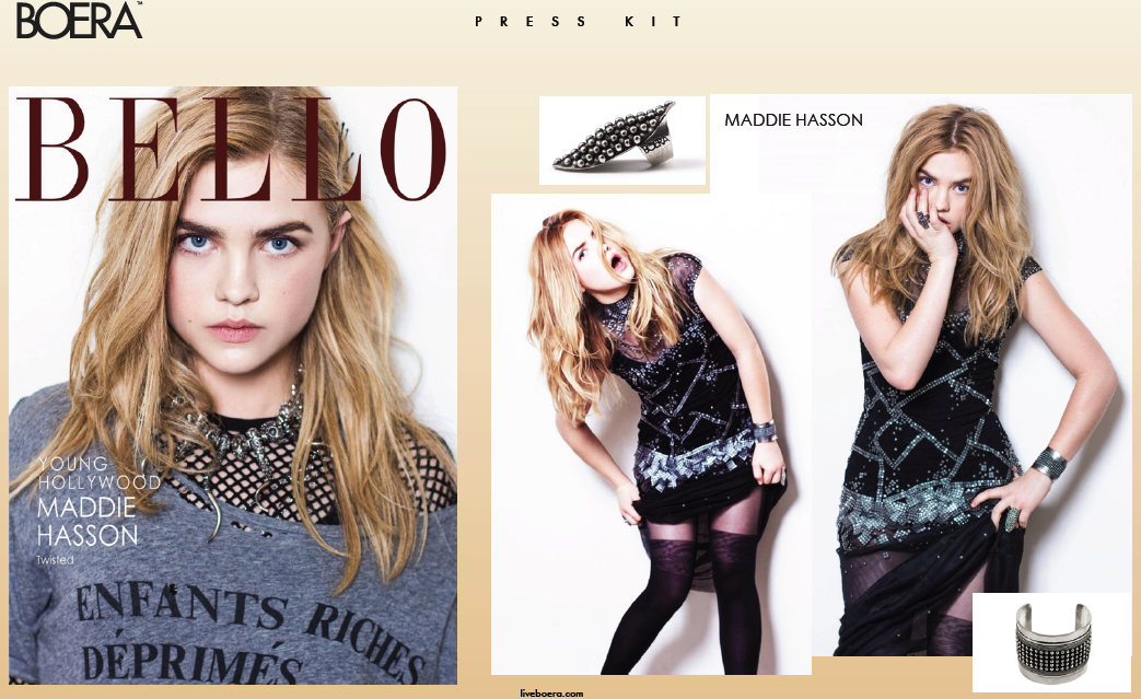 Maddie Hasson in BELLO magazine