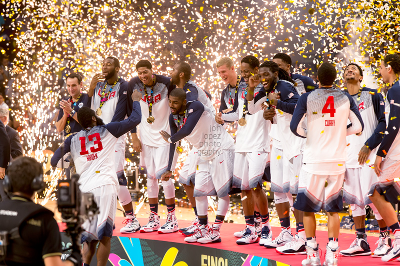 I had the great pleasure of capturing Team USA celebrate their gold medal win during the FIBA Basketball World Cup in Madrid in September of 2014. 