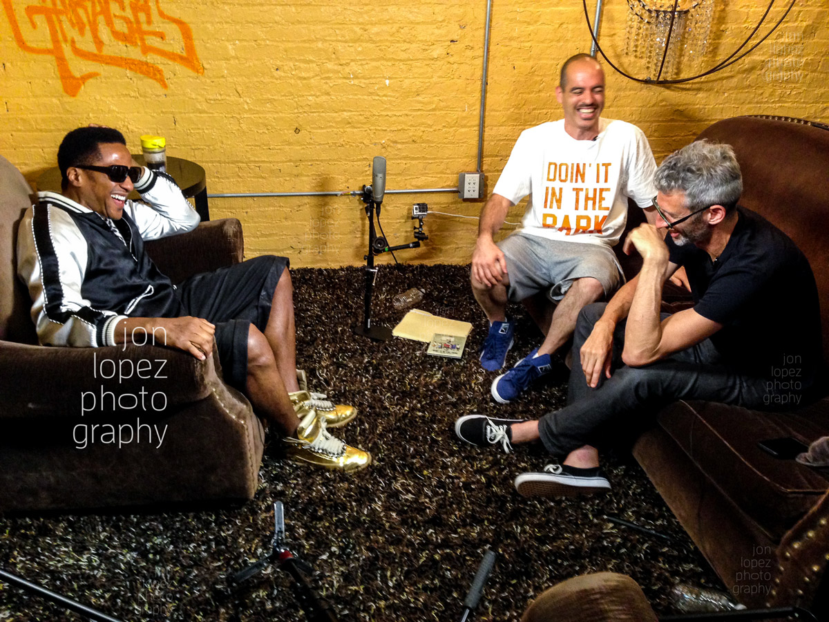 The Abstract a.k.a. Q-Tip sat down the Stretch and Bobbito for their upcoming documentary film set to hit the silver screen in 2015. I was thrilled to create some images (moving and still) throughout the process.