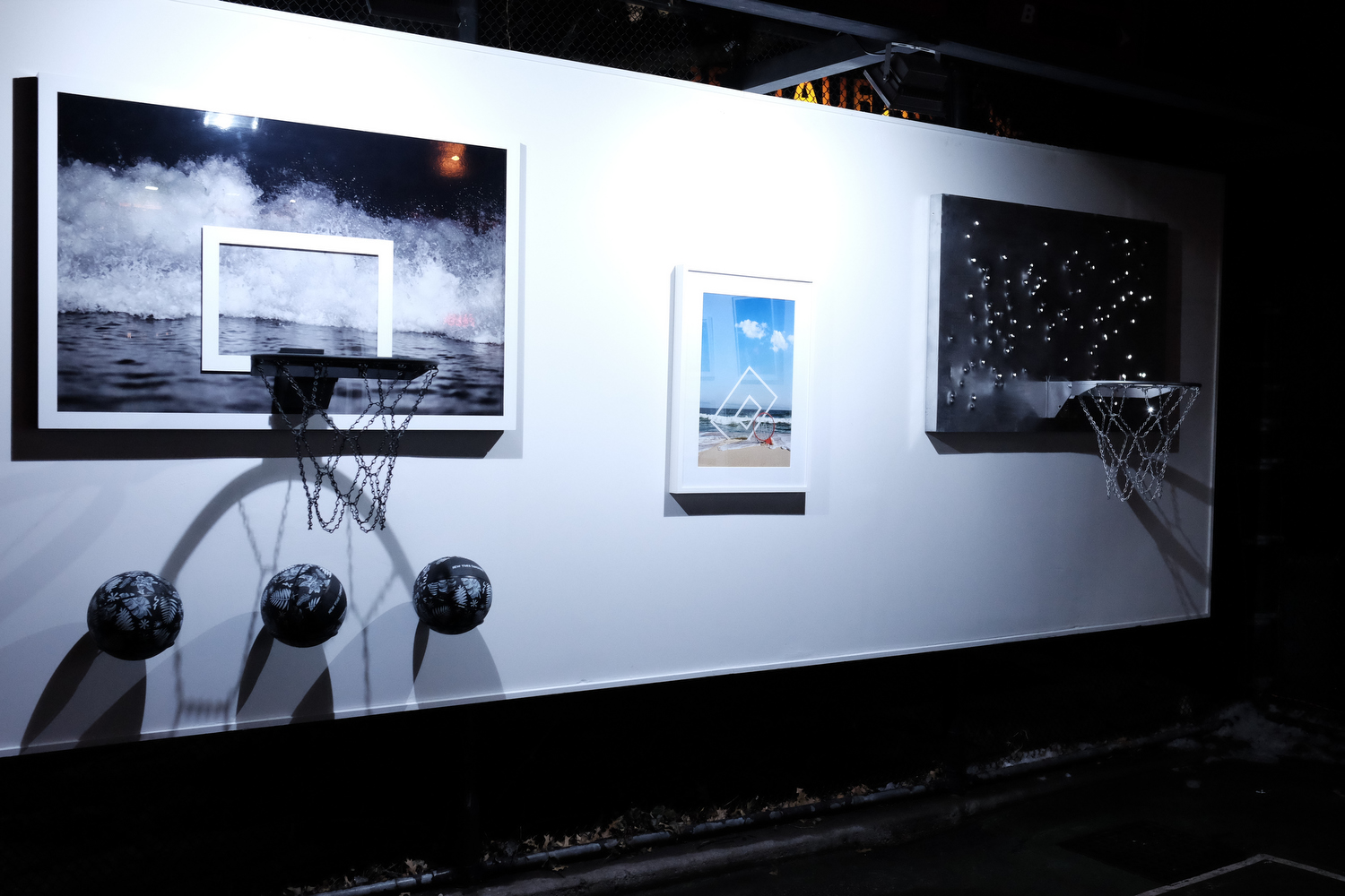 NY Sunshine's backboard artistry featured during the Raised Gallery at West 4th. 
