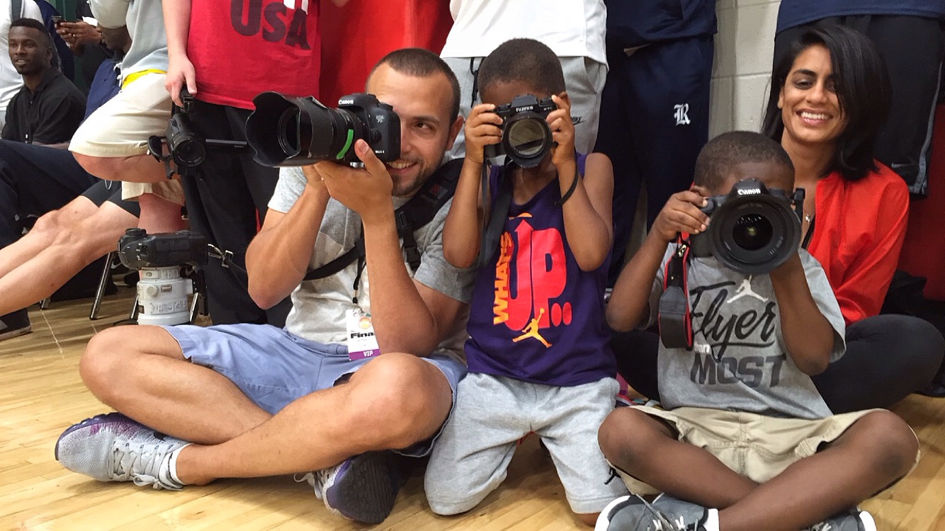 I picked up two pretty amazing assistants in JR Adams and Lil' Chris Paul during Peach Jam in 2015, looking forward to reconnecting with the team this season. 