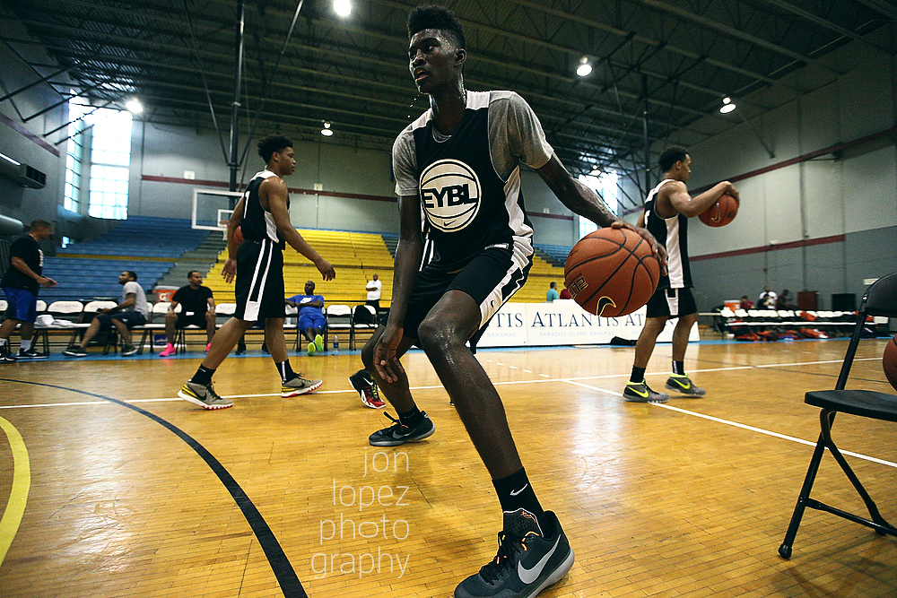 Jonathan Issac works on his handle in the Bahamas. 