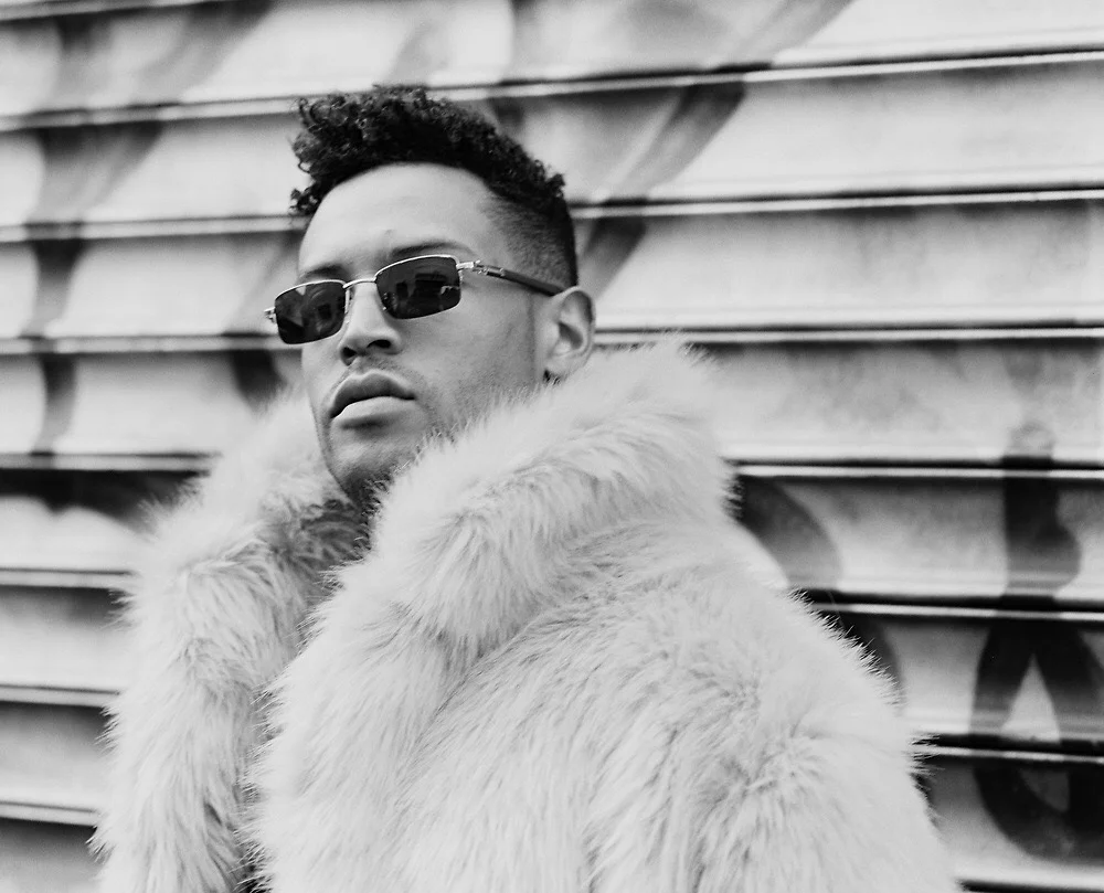 I was roaming the streets of SoHo in NYC with a group on a photo walk when this guy appears with a vibrant blue faux fur jacket and was happy to have his photo taken, so boom! This was one of those great serendipitous moments and I was lucky to have my film loaded and ready to go. Shot on Mamiya RB67 using Ilford HP5+ film.&nbsp;