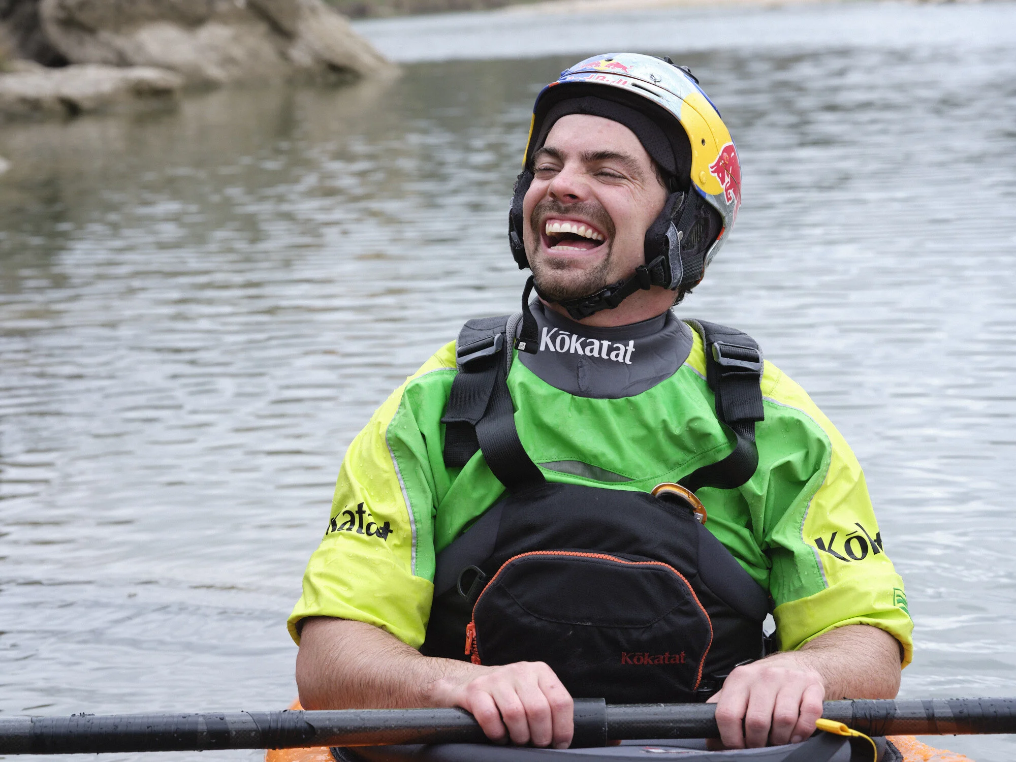  AUSTIN, TX January 25, 2020 - Red Bull Academy kayaking and climbing shoot.NOTE TO USER: Mandatory Copyright Notice: Photo by Jon Lopez  