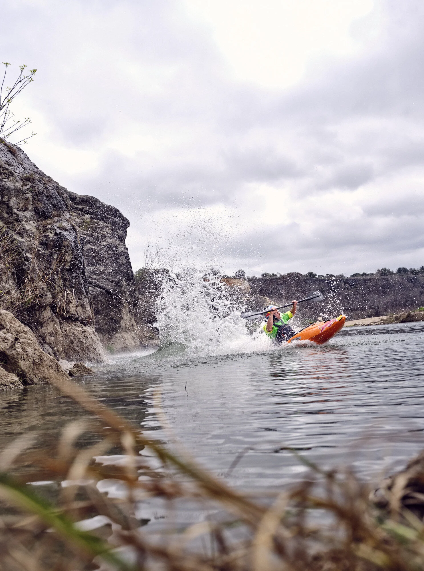  AUSTIN, TX January 25, 2020 - Red Bull Academy kayaking and climbing shoot.NOTE TO USER: Mandatory Copyright Notice: Photo by Jon Lopez  