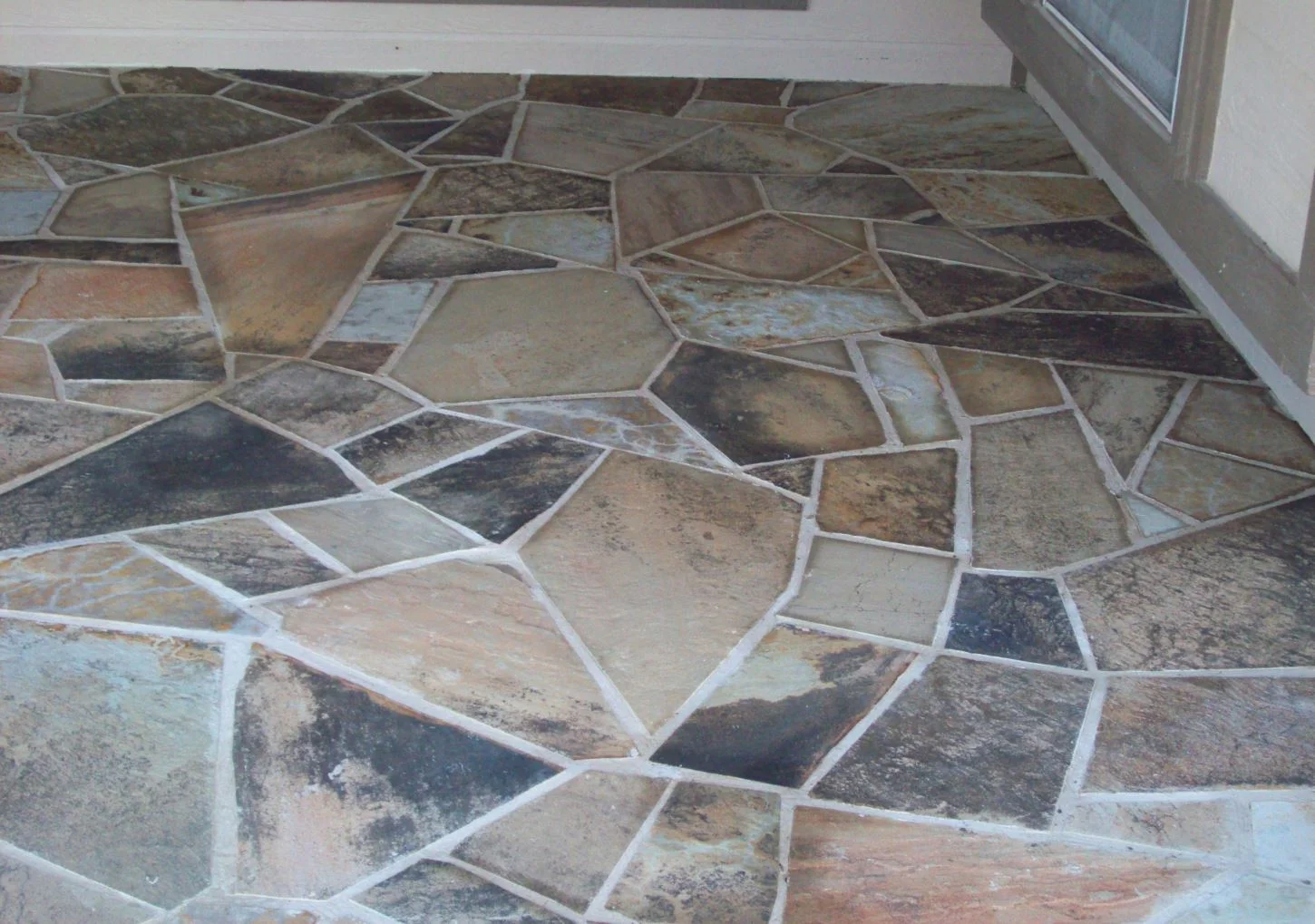Stone Overlay Patio