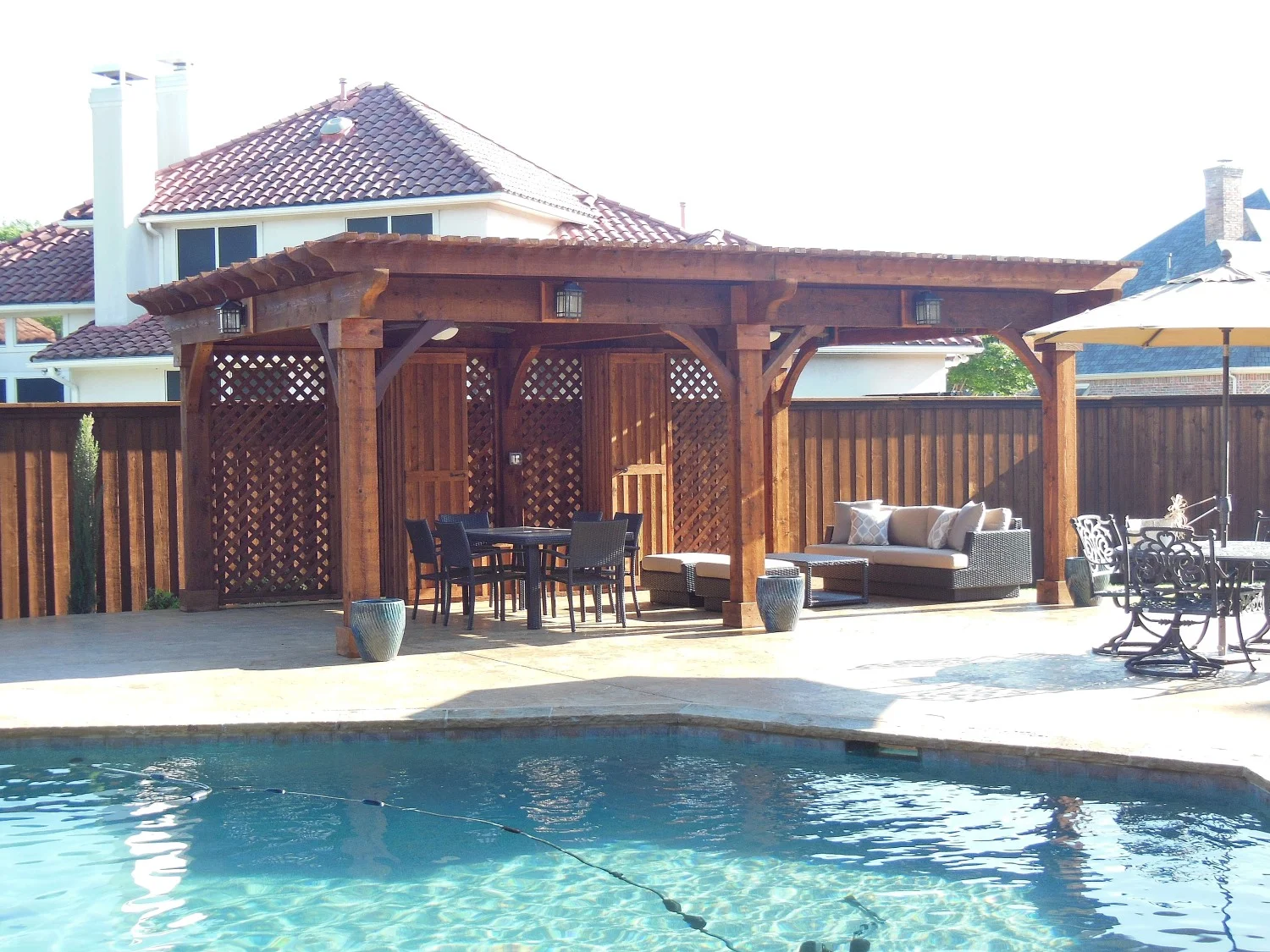 Plano Pool Side Pergola