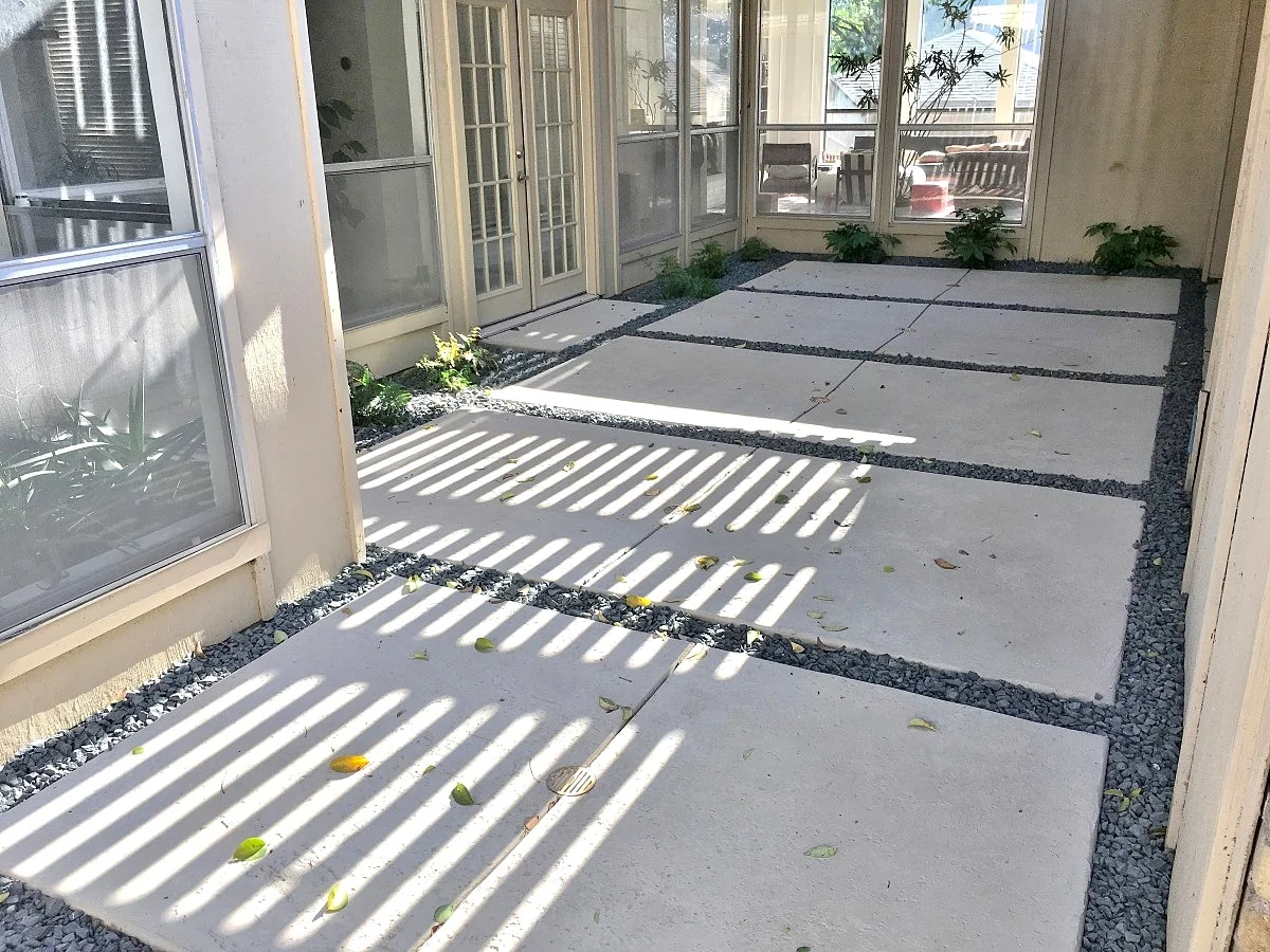 Dallas Courtyard Make Over