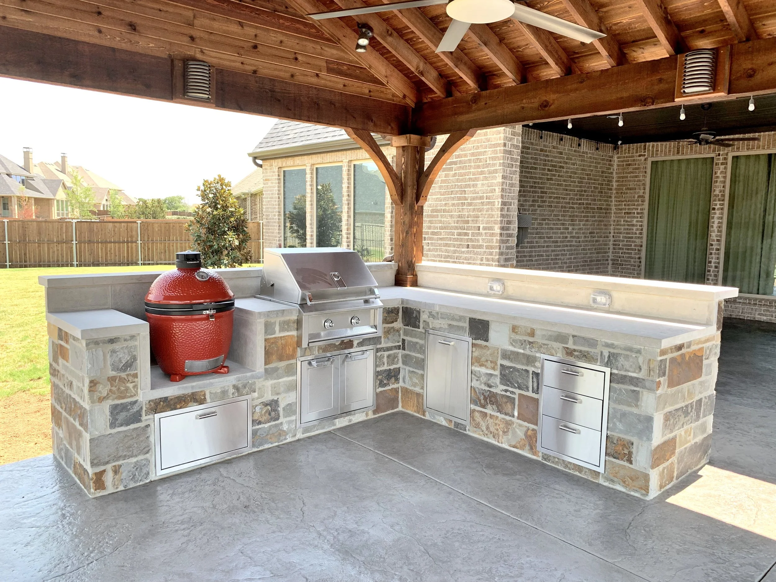 Flower Mound Outdoor Kitchen