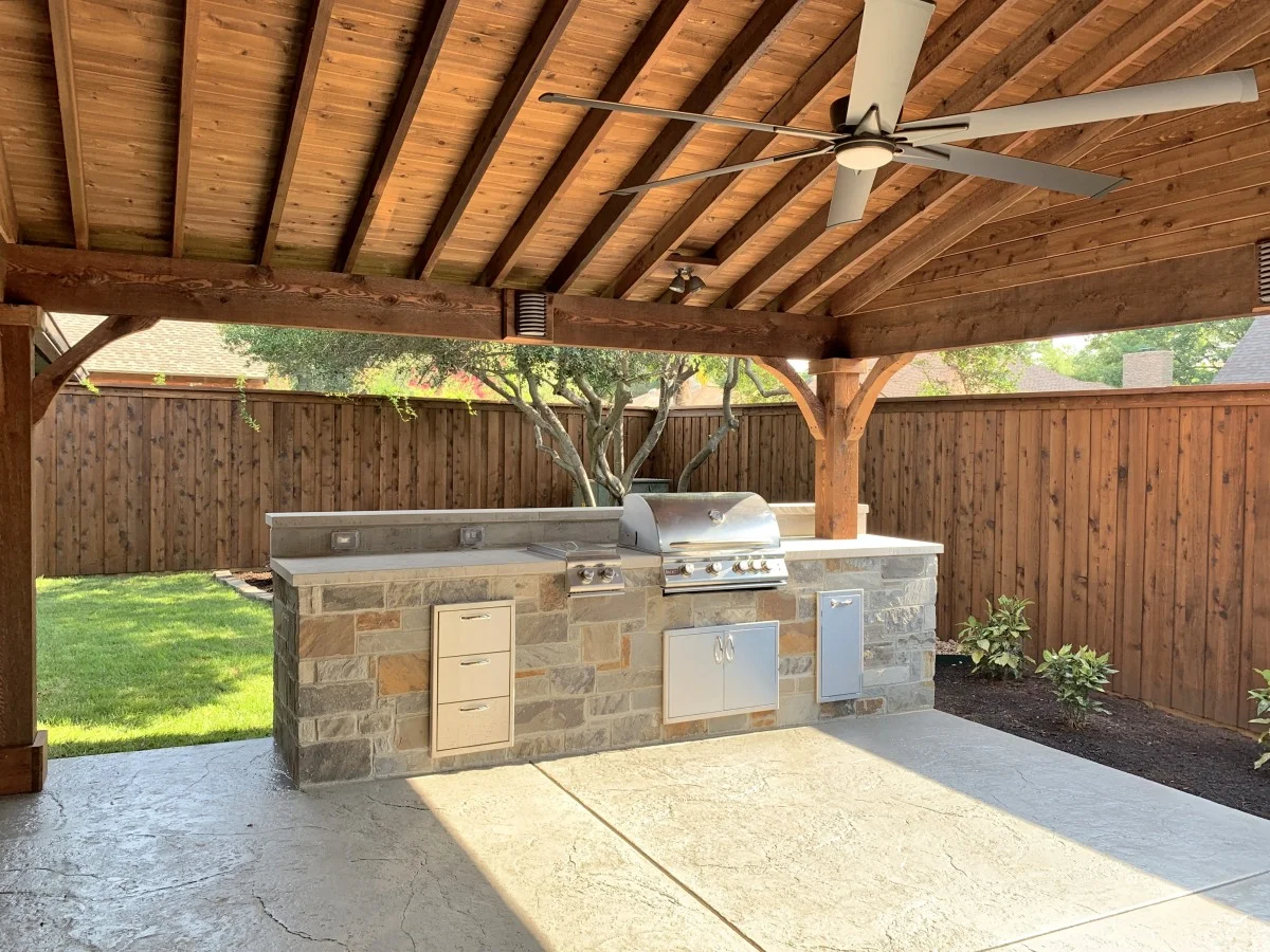 Grapevine Back Yard Make Over