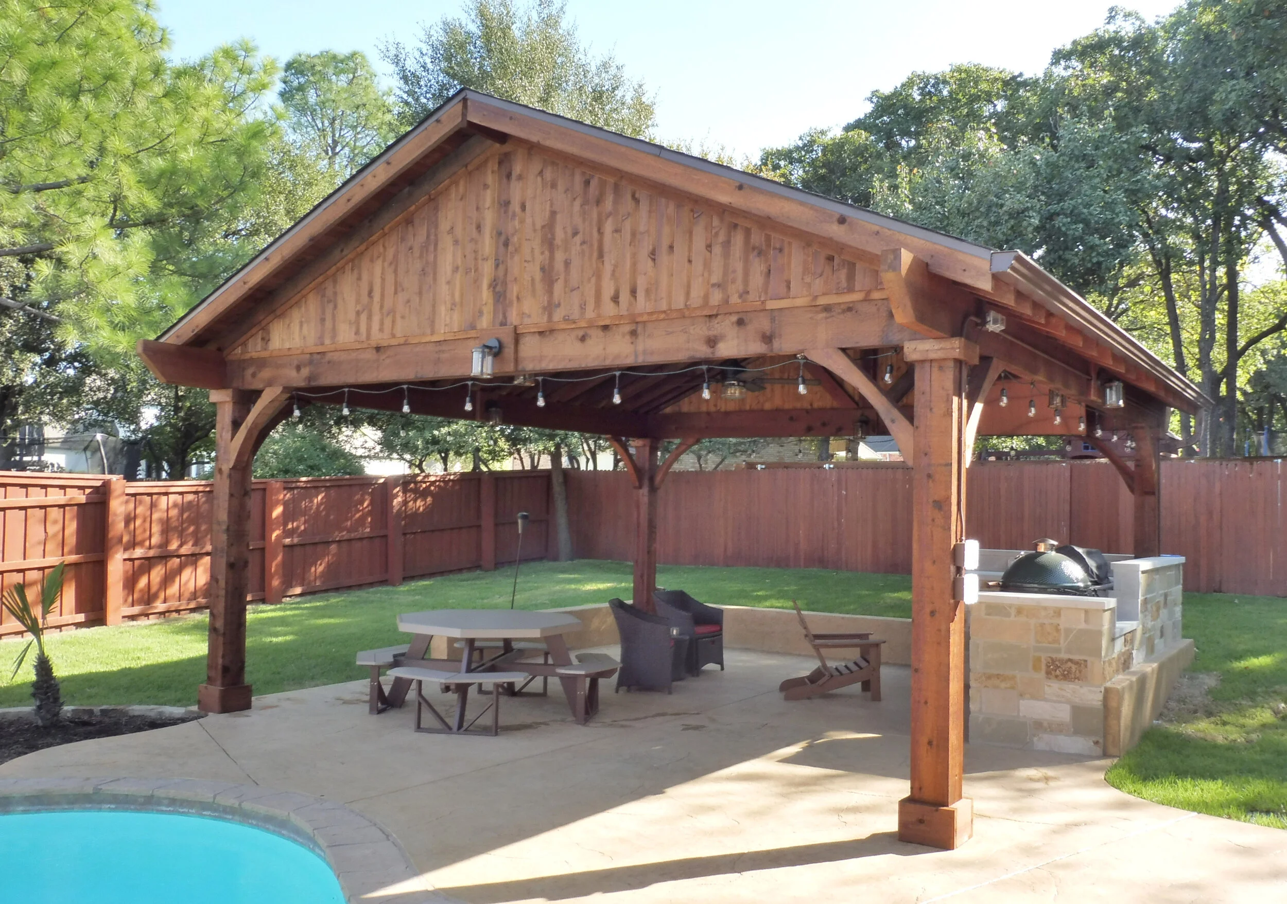 Colleyville Back Yard Patio Cover Addition - Photo 1