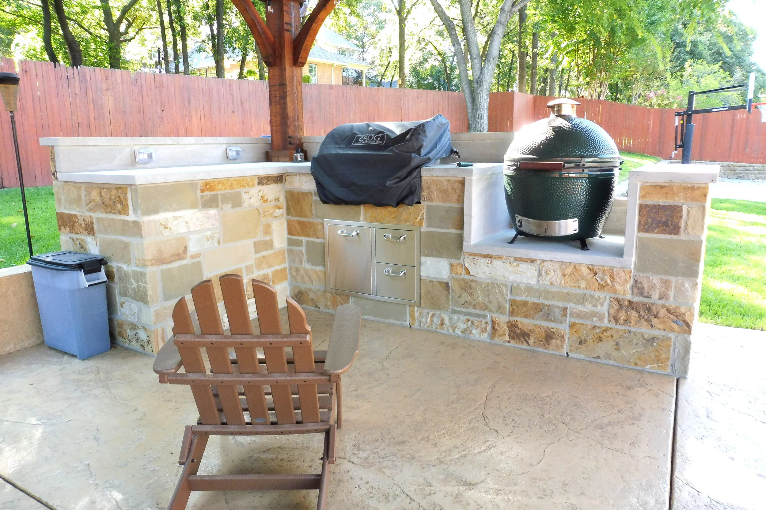 Colleyville Outdoor Grilling Area