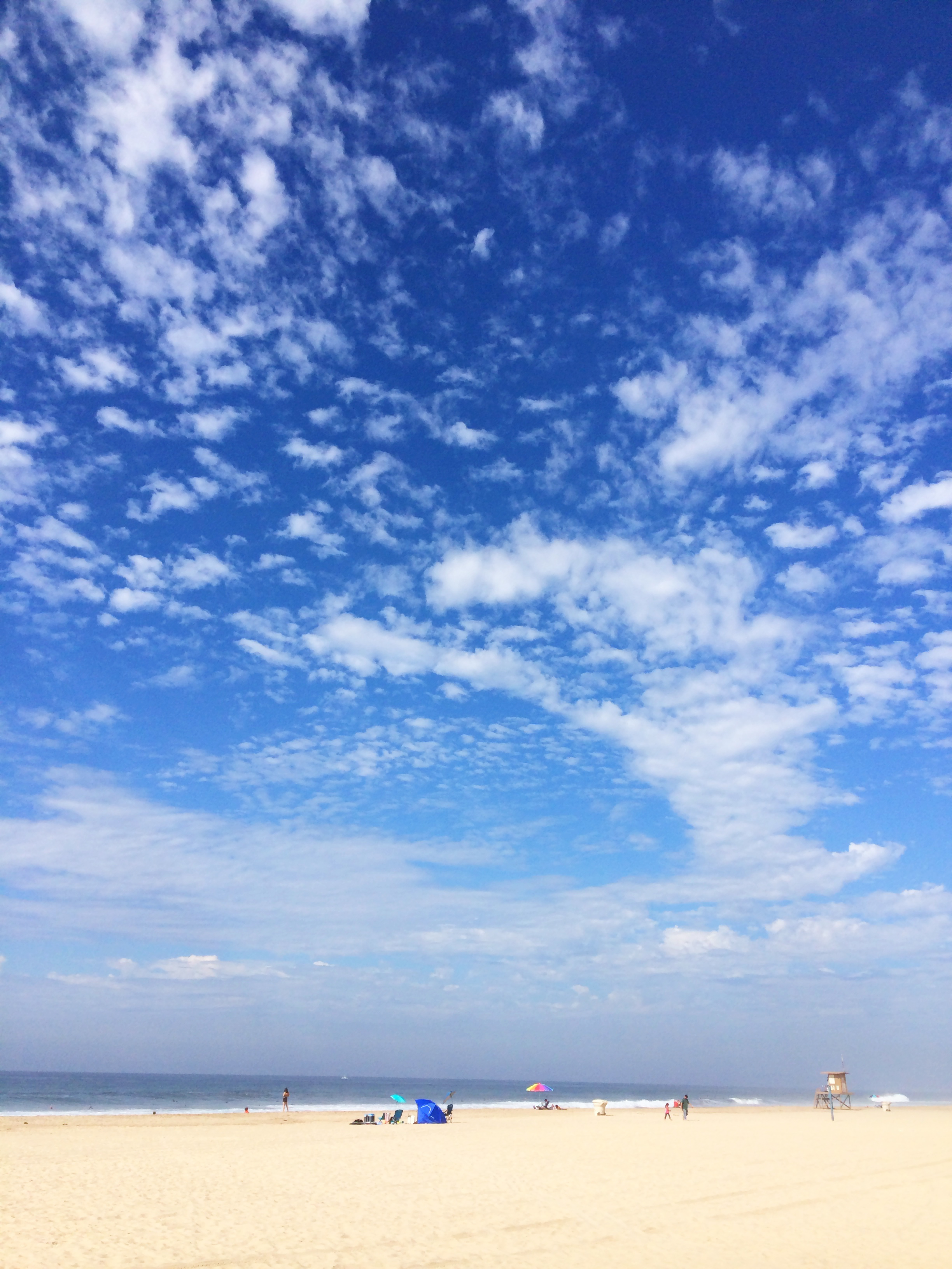 Sunday beach sky.
