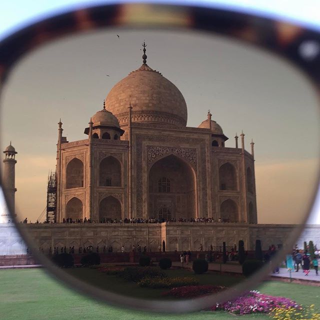 The Taj Mahal through the Alue One by @topseckretz. 🕶 #wearalue