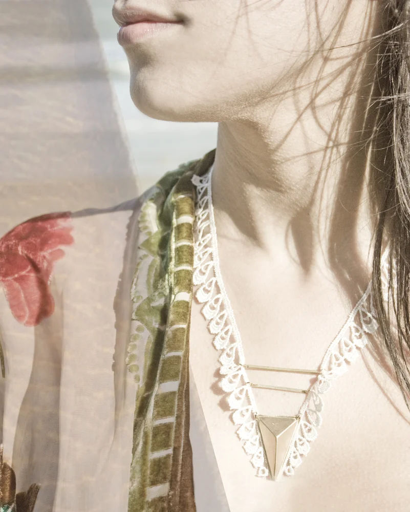   Frill necklace (details here)  