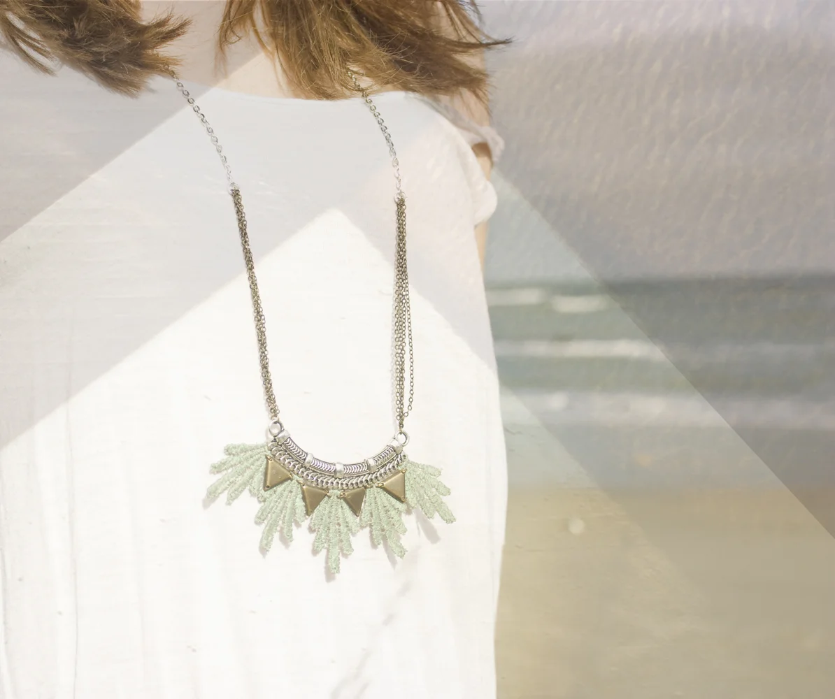   Aura necklace (details here)  