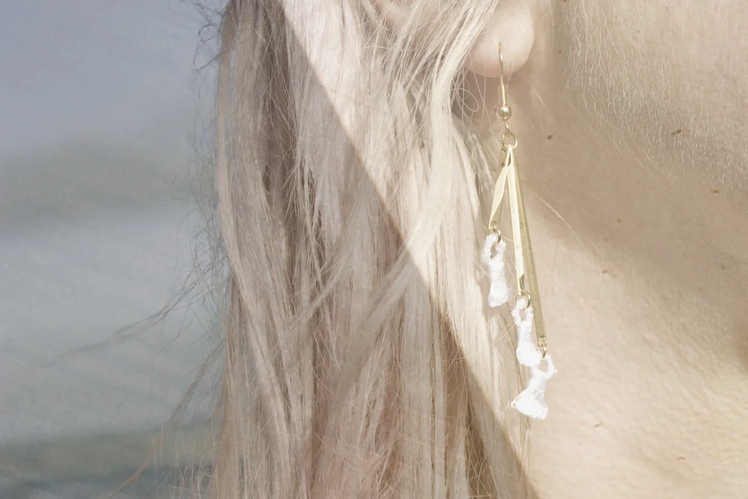   Nano tassels earrings (details here)  