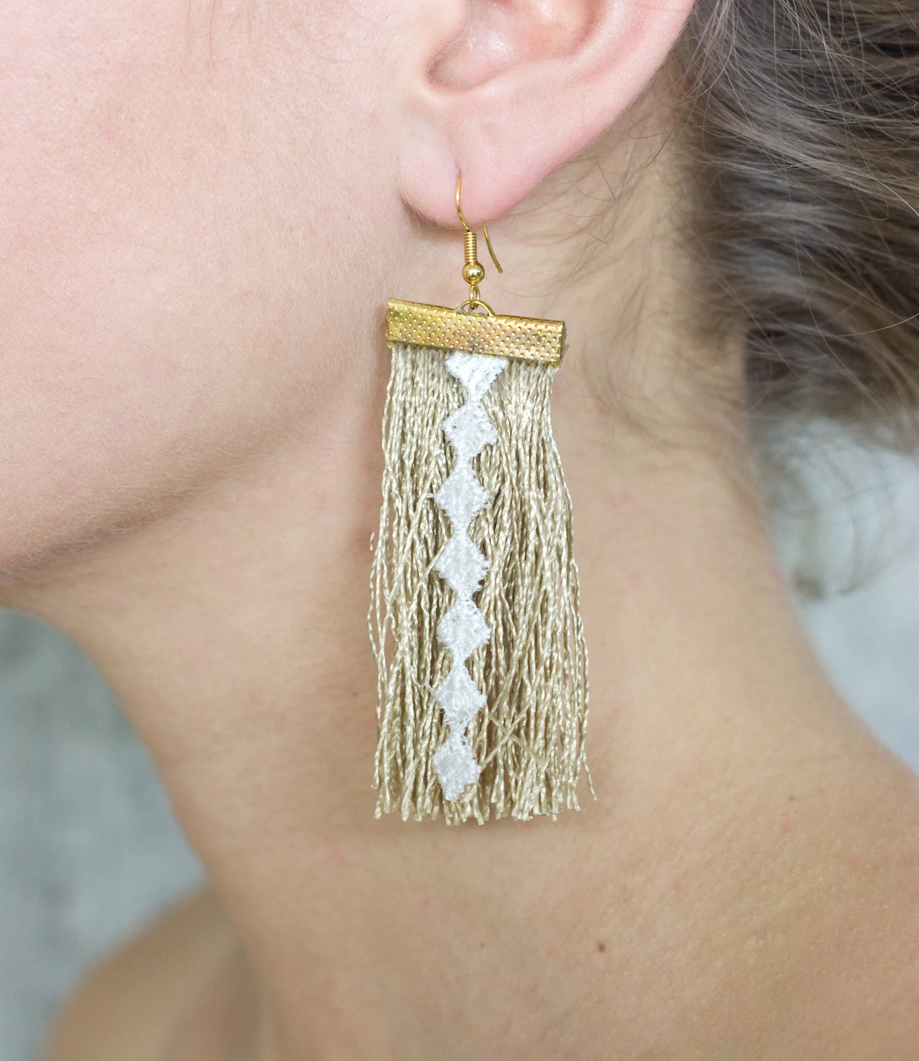  Thatching earrings (SOLD OUT) 