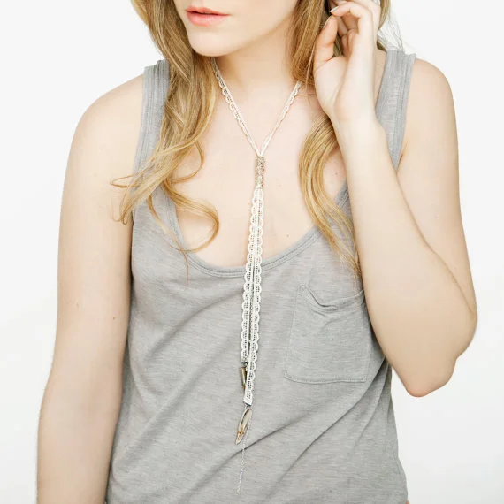 Bolo tie necklace