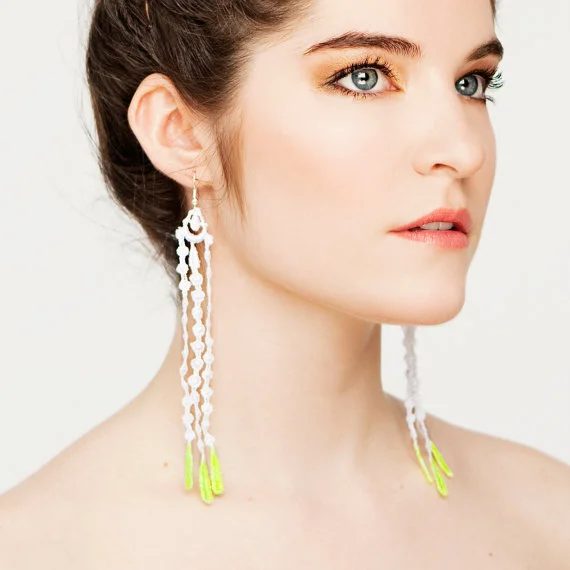 Seagrass earrings