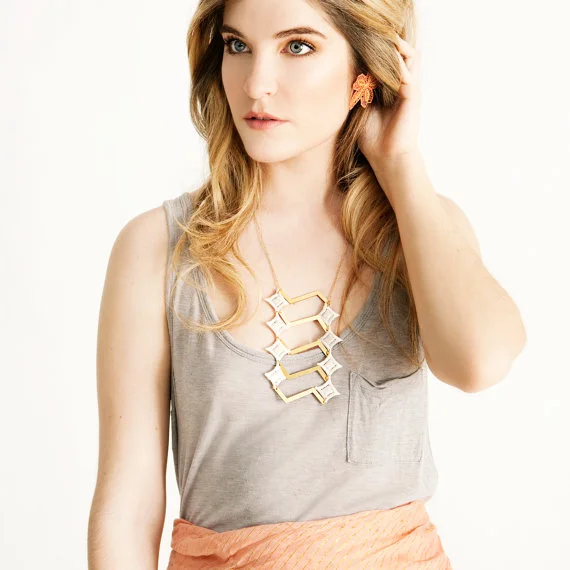Zigzag necklace