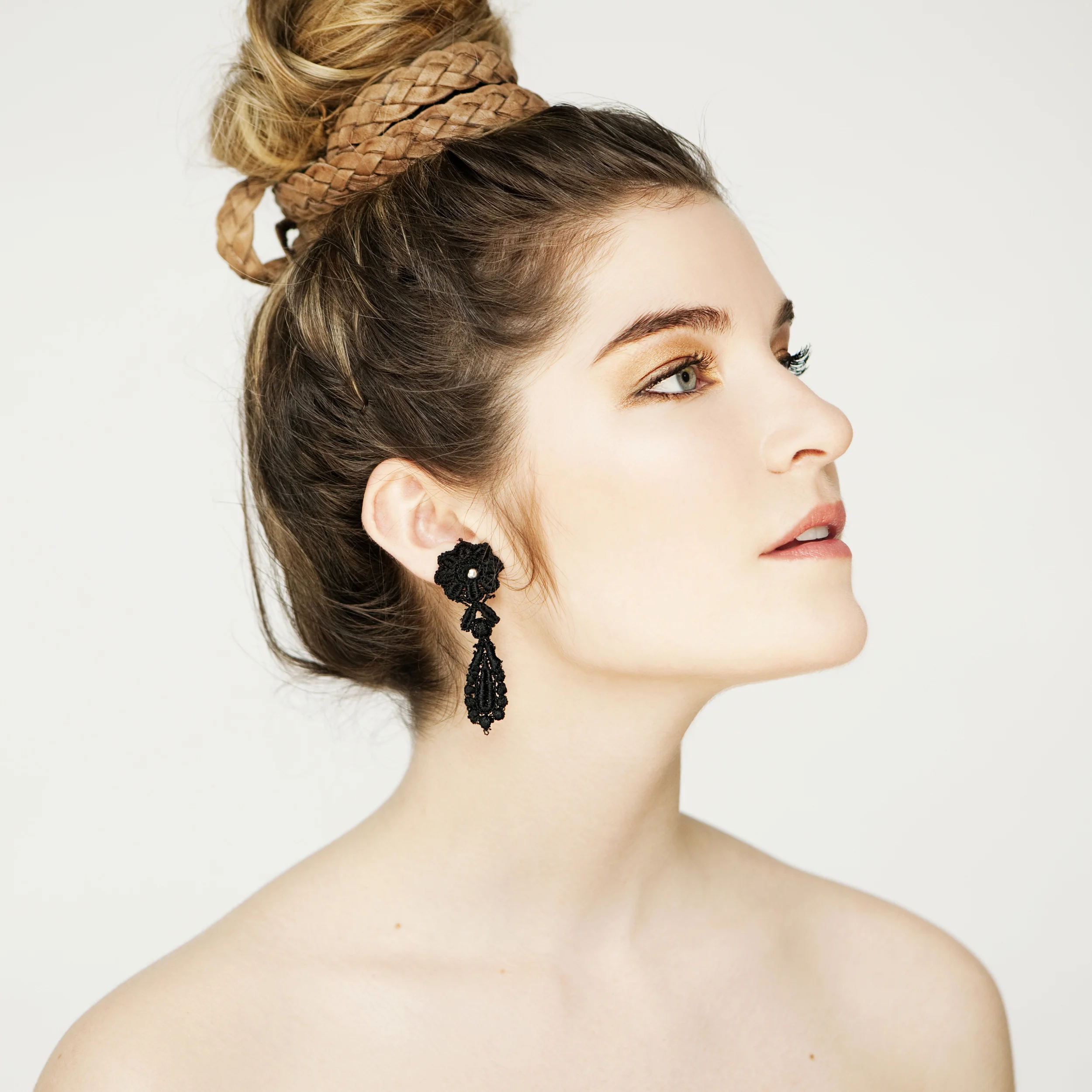 Dark tears earrings
