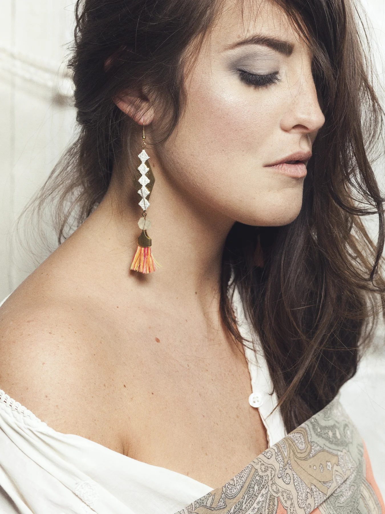   Cali earrings (details here)  
