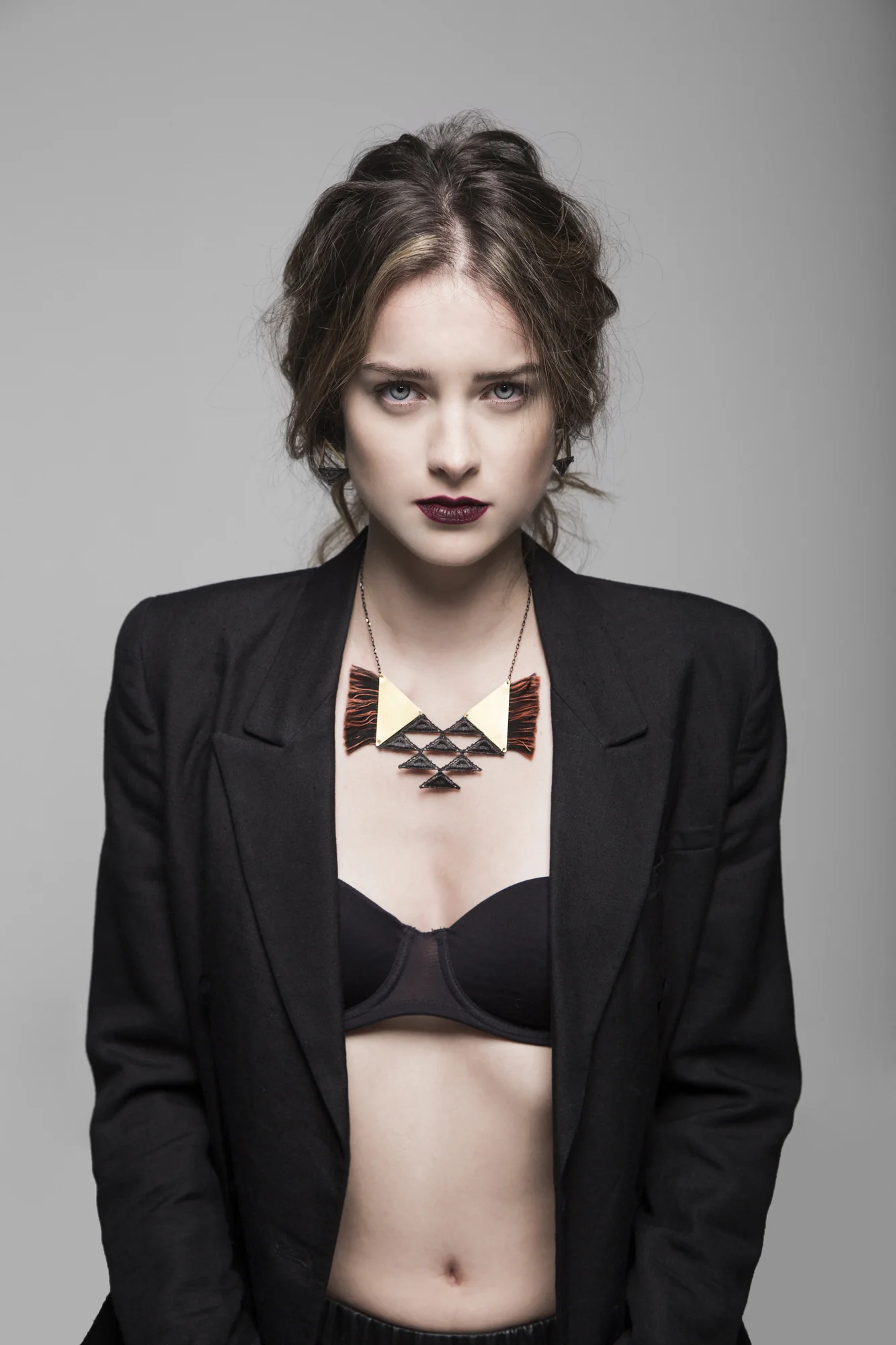   Tesselate necklace (details here) &nbsp;+  Reflection earrings (details here)  
