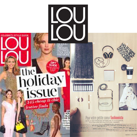  GUIDE CADEAU DE NOËL - POUR VOTRE PETITE SOEUR FASHIONISTA  Loulou magazine / December 2014 