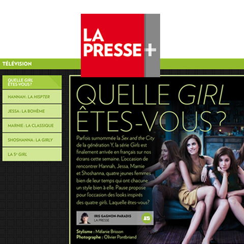  QUELLE  GIRL  ÊTES-VOUS?  By Mélanie Brisson Stylist  La Presse&nbsp;+ / January&nbsp;2014   Read more&nbsp;here  