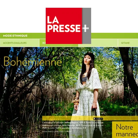 ACCENT D'AILLEURS By Mélanie Brisson Stylist La Presse + / June 2014 Read more here