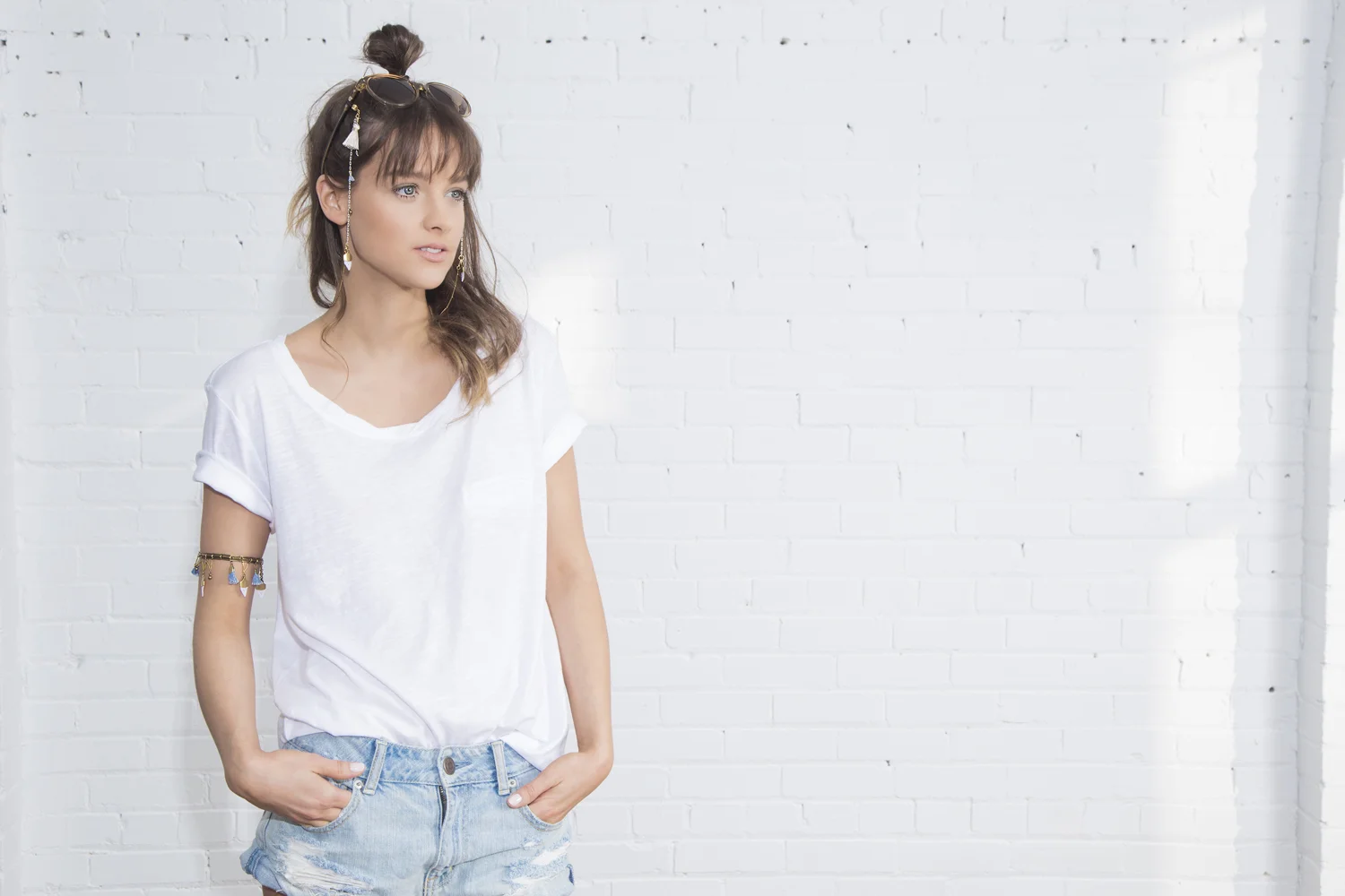   Osheaga glasses chain (details here)  &nbsp;+&nbsp;  Endless Summer armlet/anklet&nbsp;(details here)  