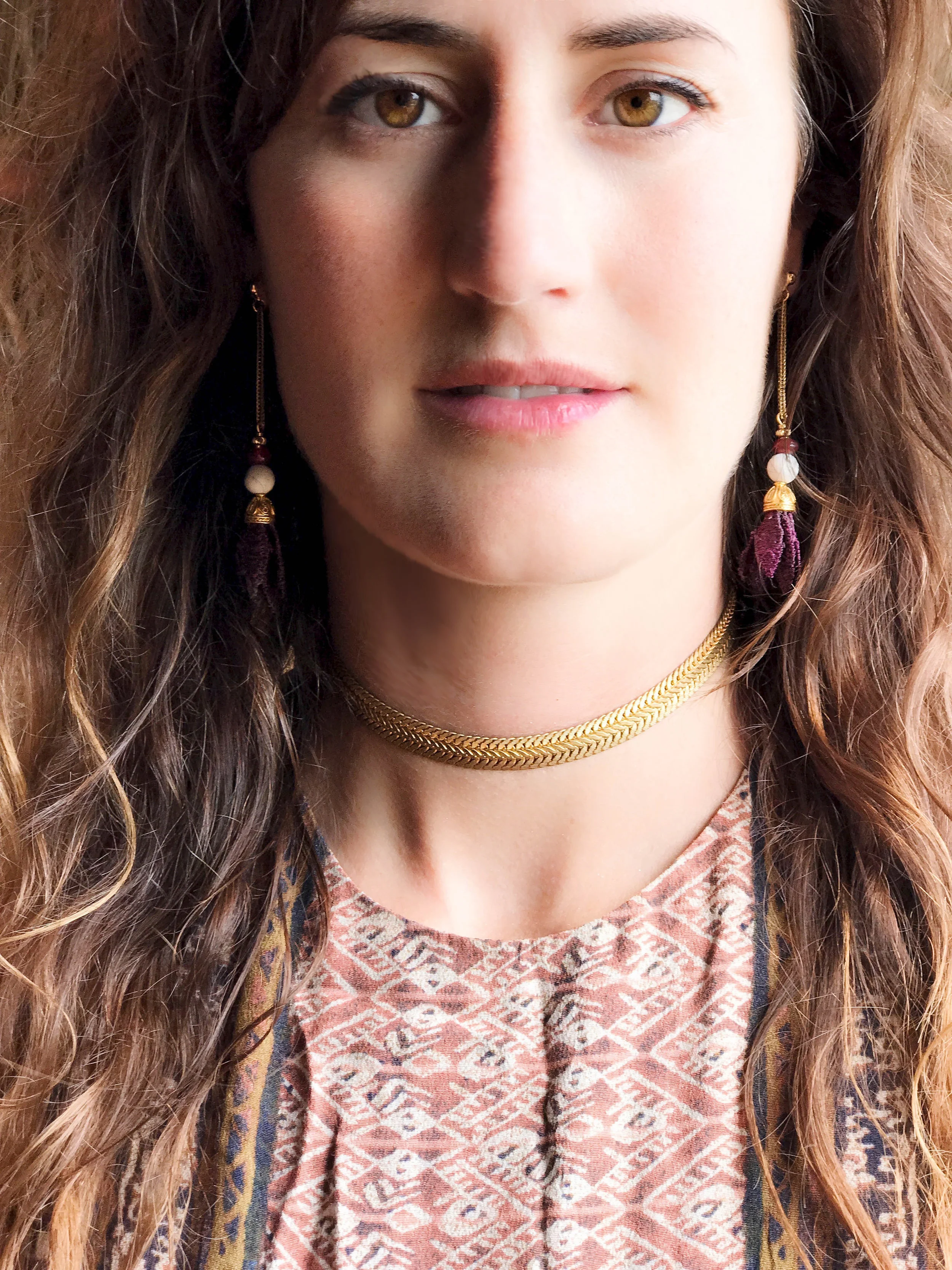   Indica earrings &nbsp;(click here for details) &nbsp;&amp;  Emsel choker (click here for details)  