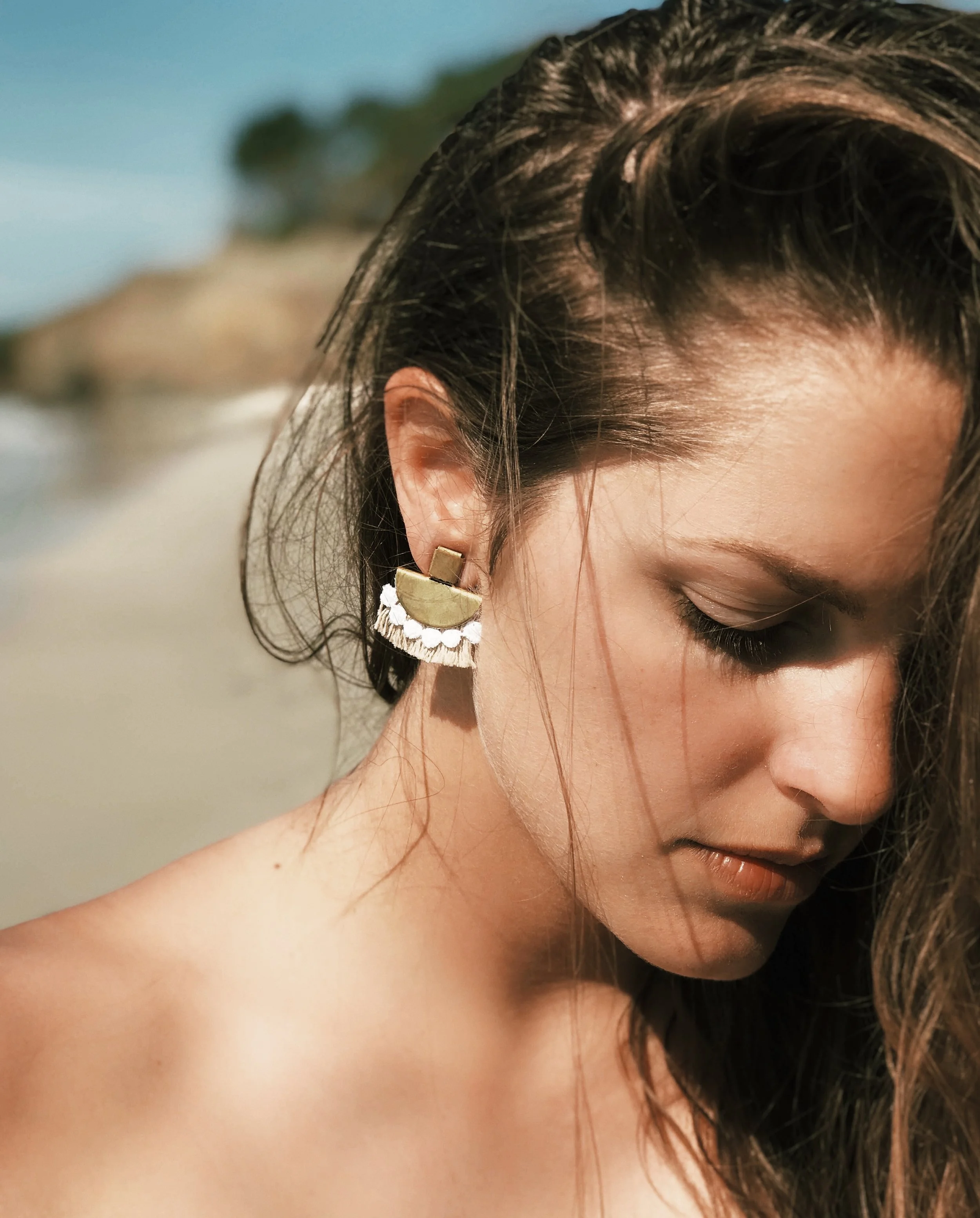 Copy of Namib fringe earrings