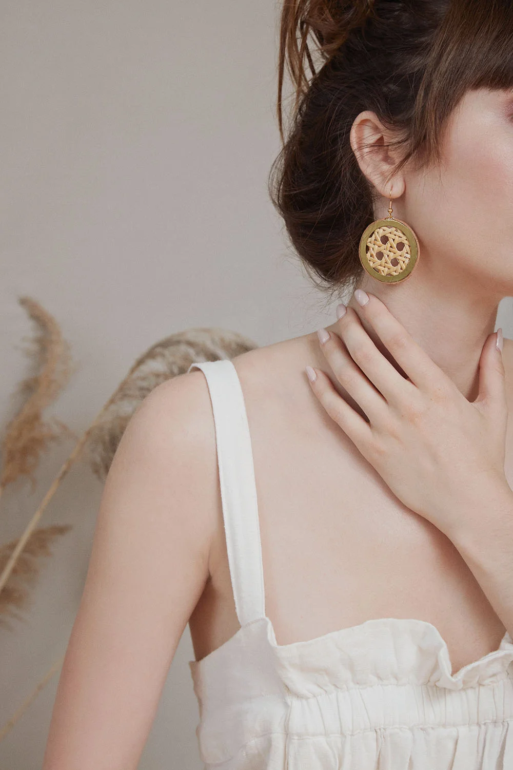   Rotan Medallion earrings (click here for details)  