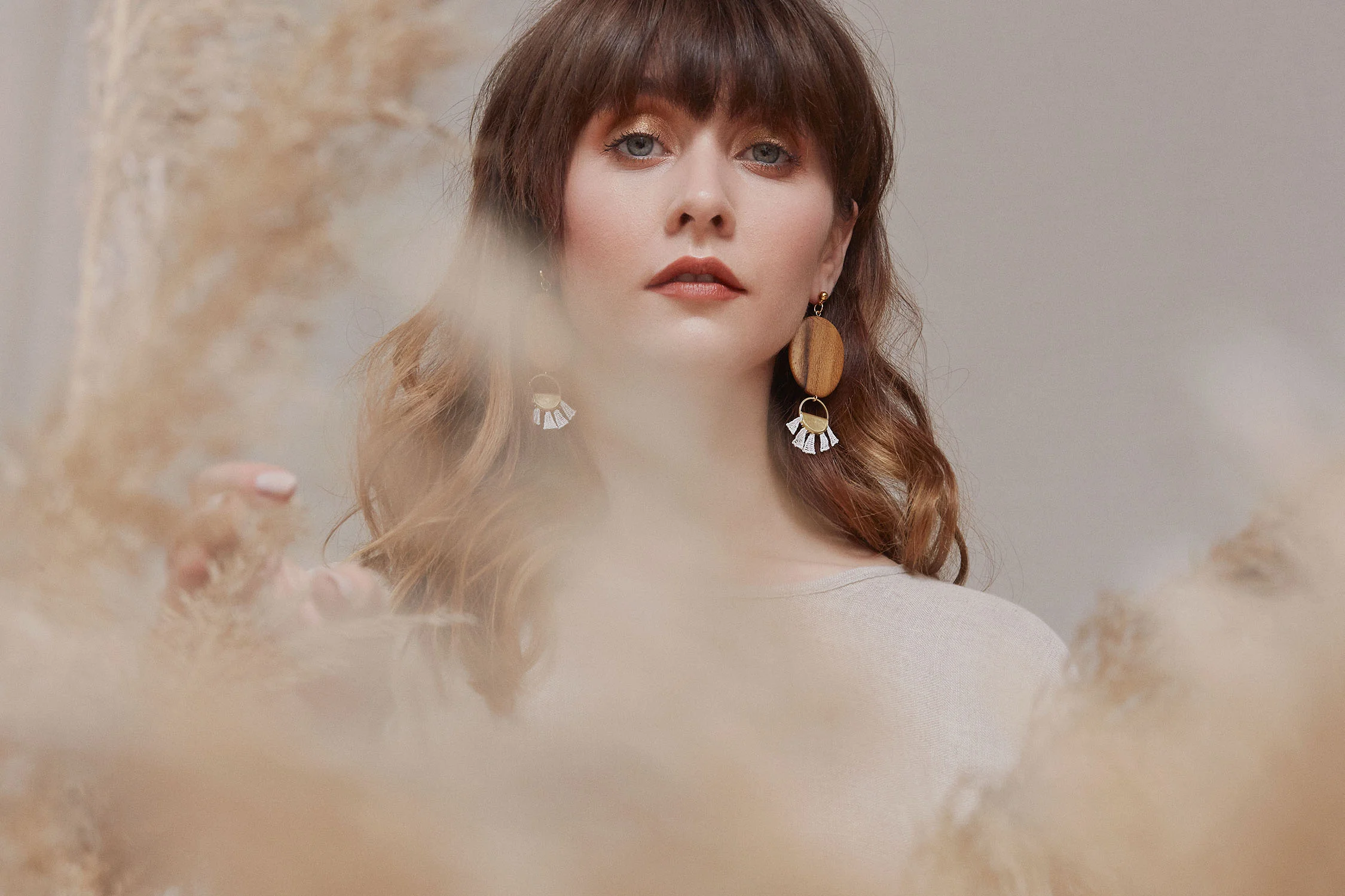   Nyala earrings (click here for details)  