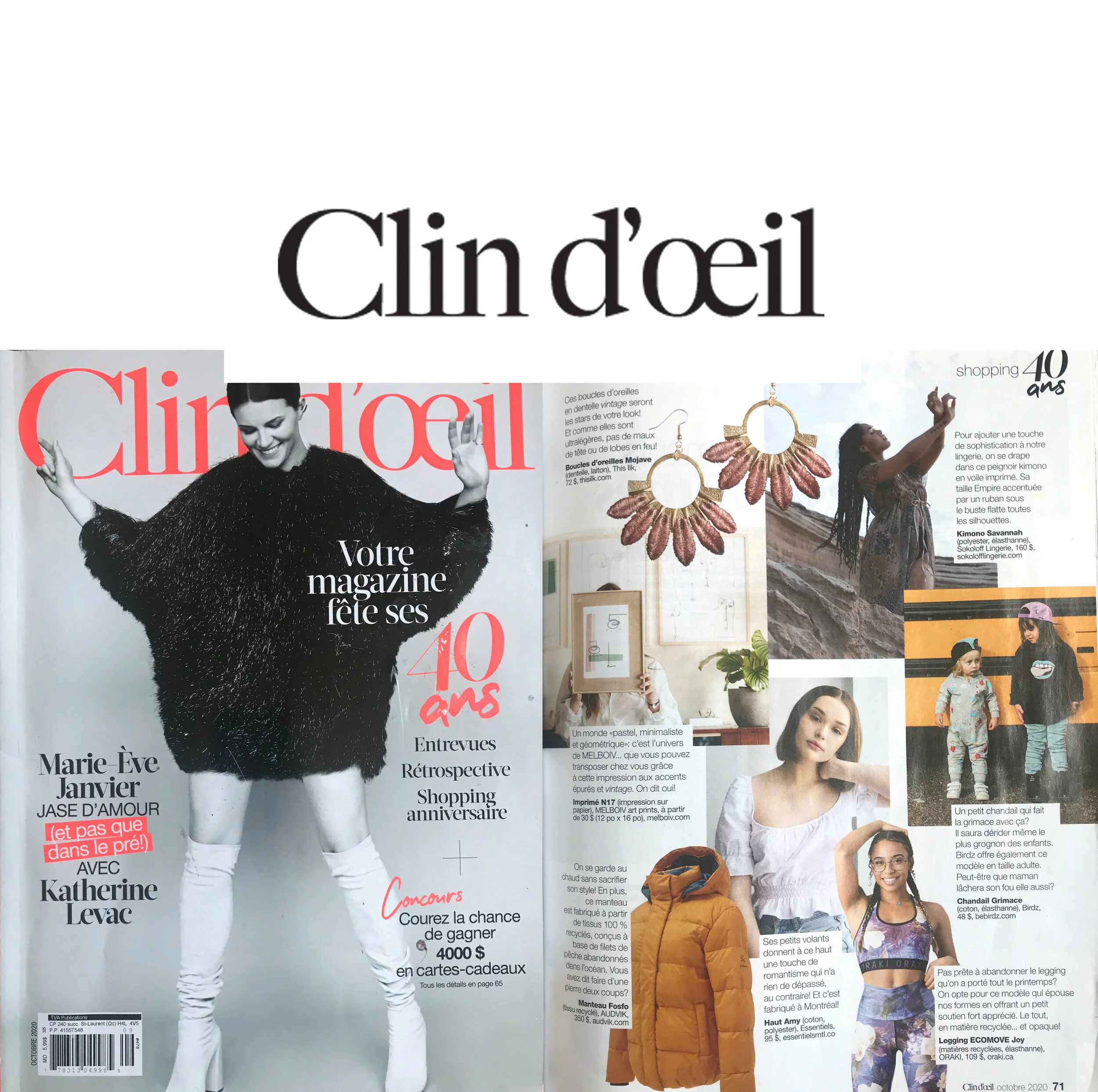  Clin doeil magazine // Octobre 2020 