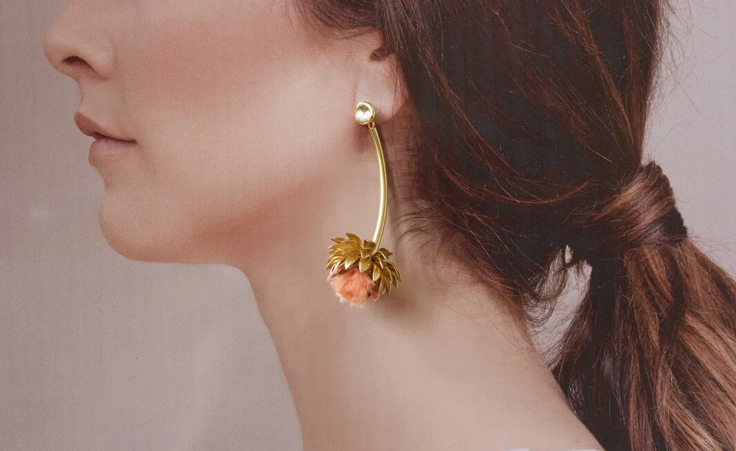 Cynara peach on model.jpg