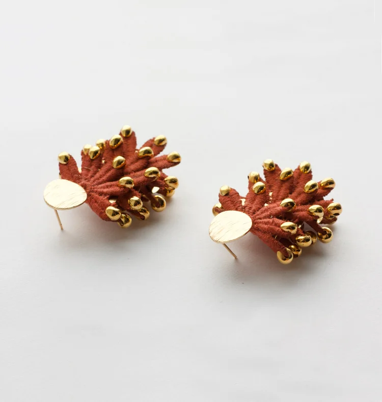 Corallia lace earrings by This Ilk — This Ilk - Vintage lace