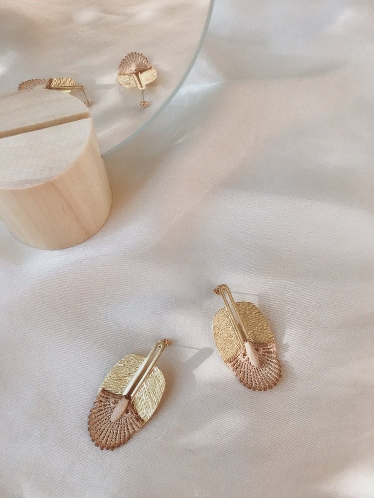 Lau Pama earrings — This Ilk - Vintage lace statement jewelry
