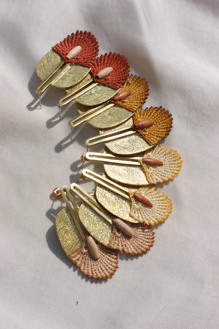 Lau Pama earrings — This Ilk - Vintage lace statement jewelry