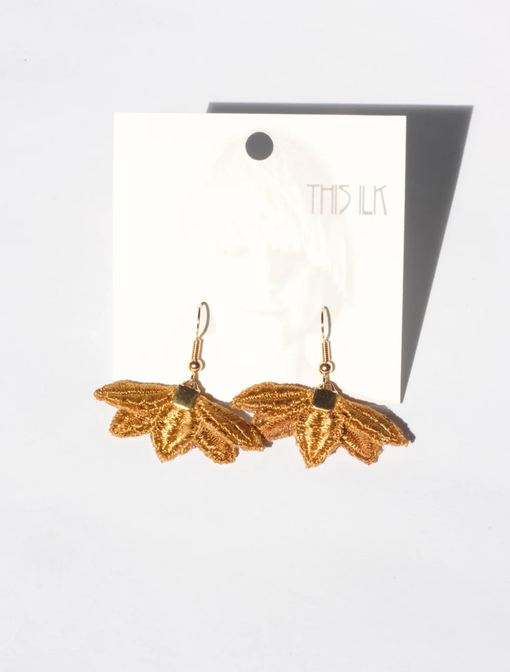 Petalum short earrings — This Ilk - Vintage lace statement jewelry